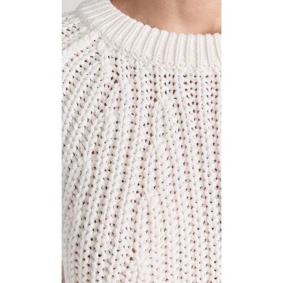 Free People Take Me Home Sweater White Size Small Chunky Knit - Picture 5 of 8